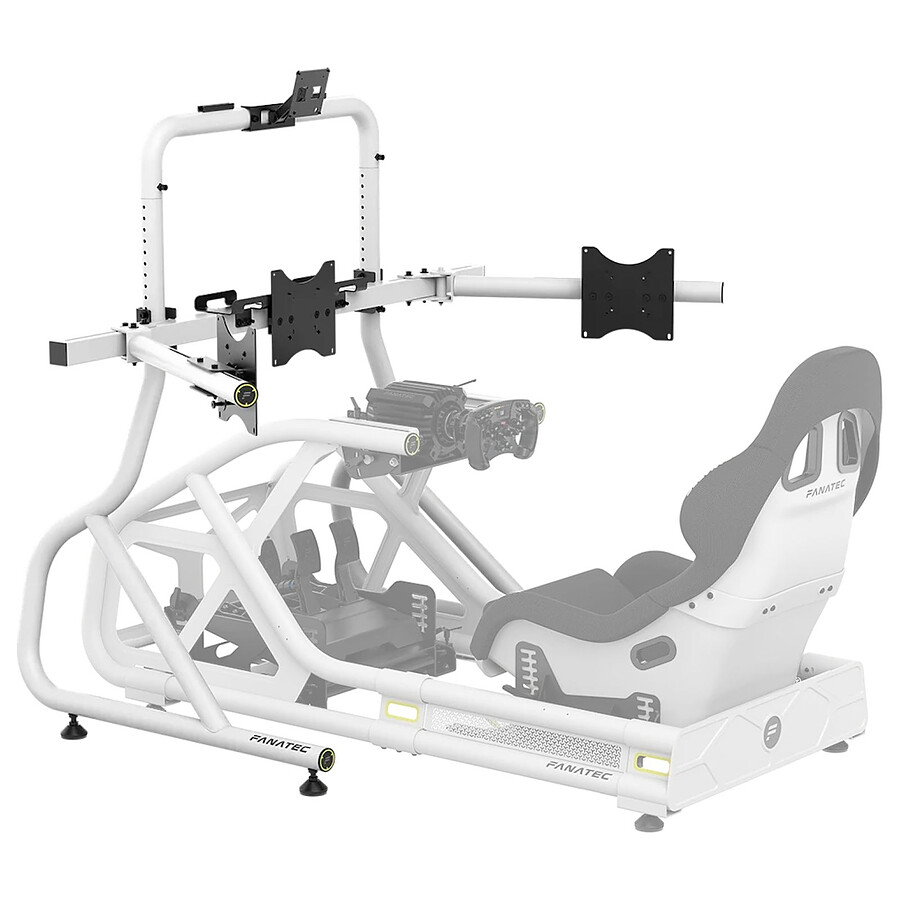 Support d'écran simracing Fanatec GT Cockpit Triple Monitor Expansion Kit - Blanc