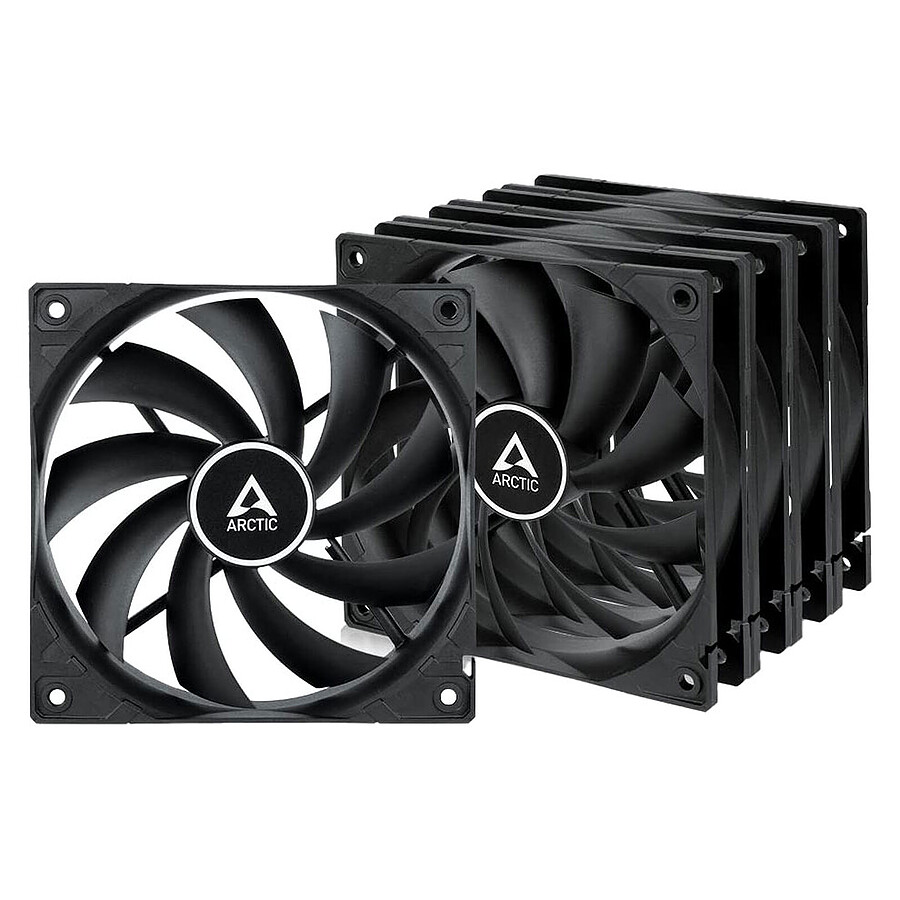 Ventilateur Boîtier Arctic F12 PWM Noir (x 5)