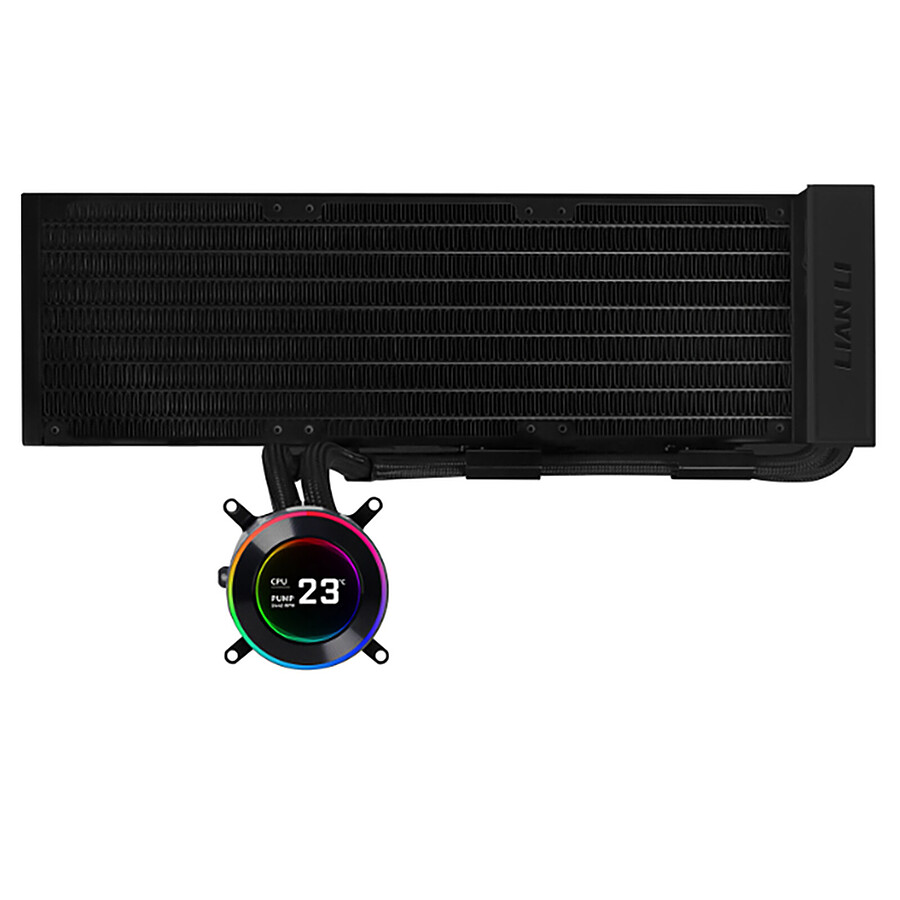 Refroidissement processeur Lian Li Hydroshift II LCD-C 360N Fanless - Noir