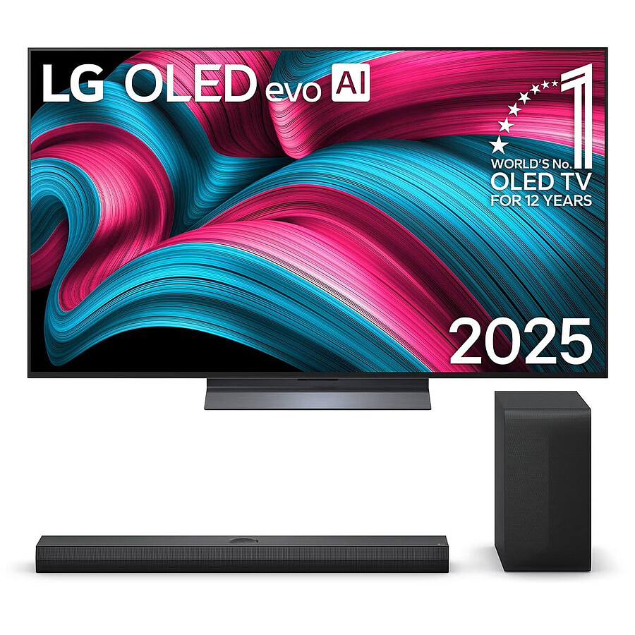 TV LG OLED77C5 + LG S70TY
