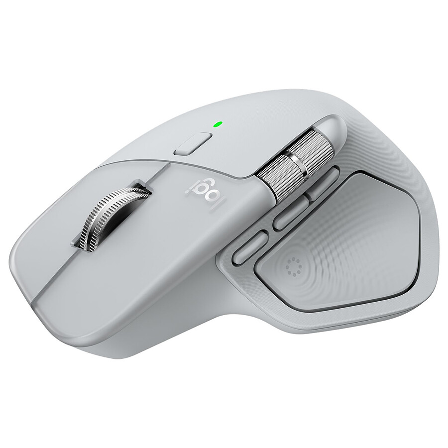 Souris PC Logitech MX Master 4 - Gris clair