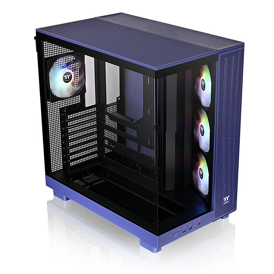 Boîtier PC Thermaltake View 380 XL TG ARGB - Bleu