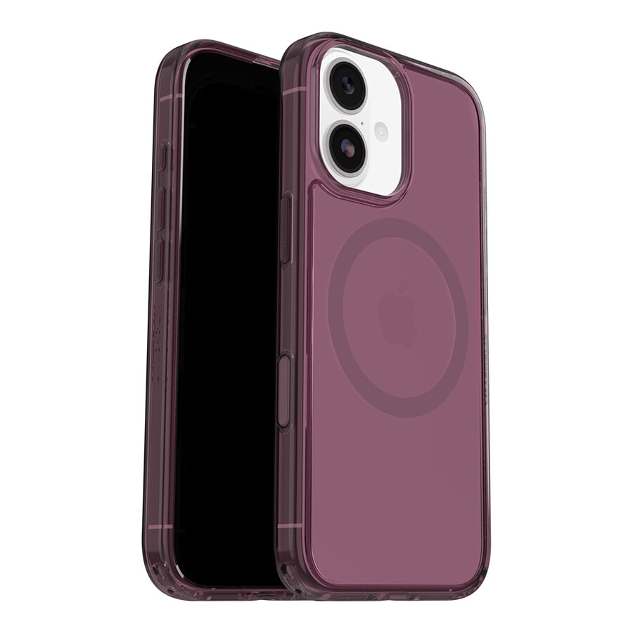 Coque et housse OtterBox Symmetry Series Purple Mystery Clear (transparent) - Protection MagSafe fine pour iPhone 17