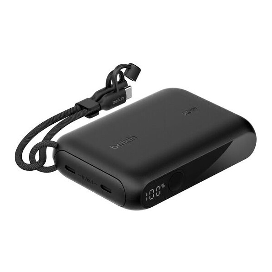 Batterie et powerbank Belkin BoostCharge Powerbank 10K avec Ecran (Noir)