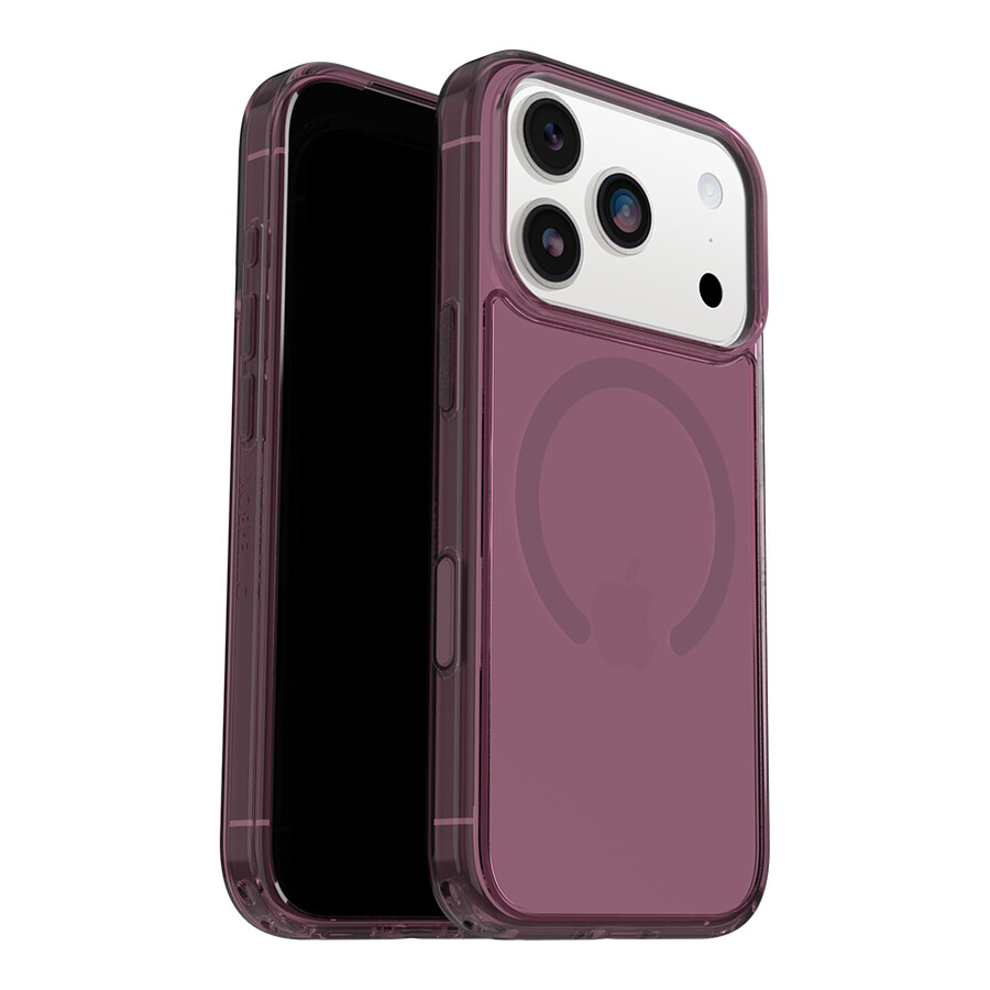 Coque et housse OtterBox Symmetry Series Purple Mystery Clear (transparent) - Protection MagSafe fine pour iPhone 17 Pro