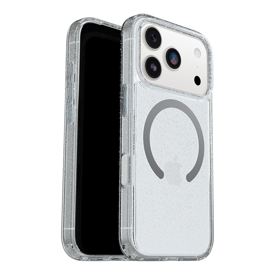 Coque et housse OtterBox Symmetry Series Stardust Clear (transparent) - Protection MagSafe fine pour iPhone 17 Pro
