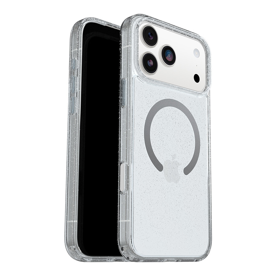 Coque et housse OtterBox Symmetry Series Stardust Clear (transparent) - Protection MagSafe fine pour iPhone 17 Pro Max