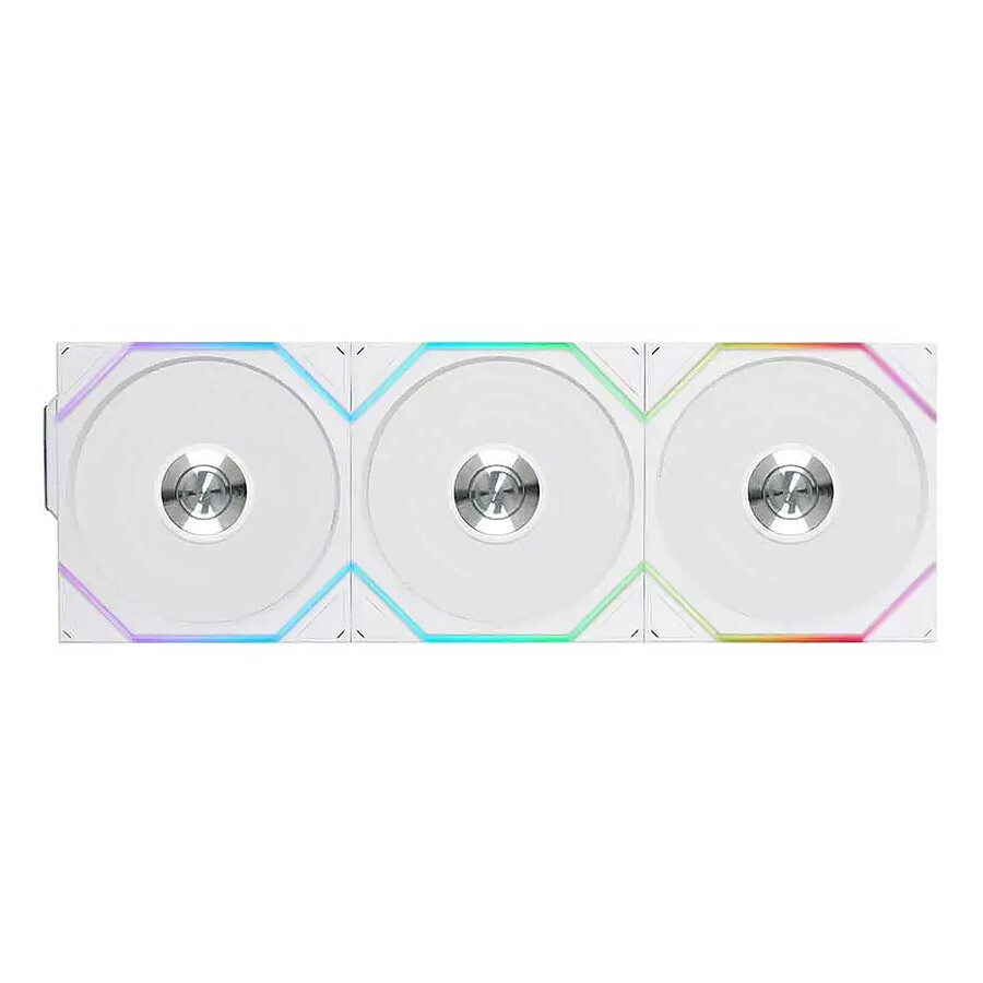 Ventilateur Boîtier Lian Li Uni Fan TL Wireless 120 Reverse Blade Pack de 3 - Blanc
