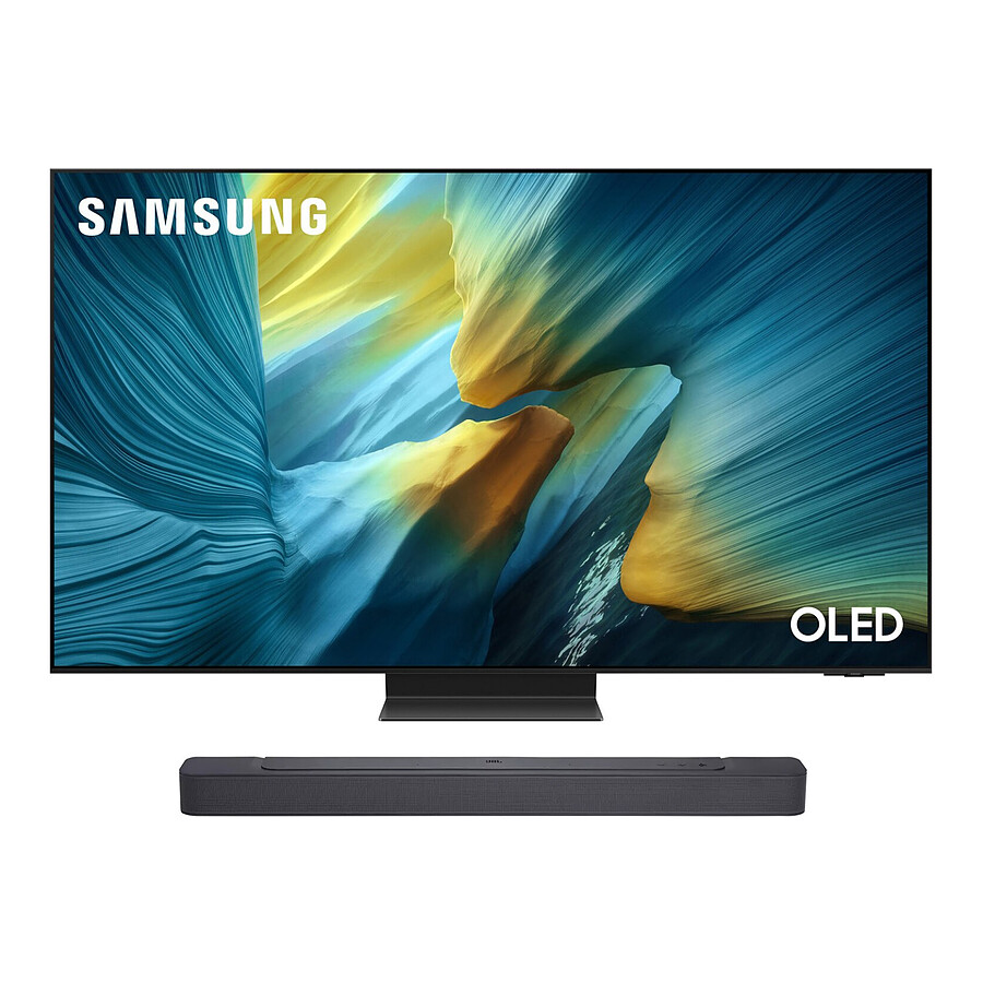 TV Samsung OLED TQ65S95F + JBL Bar 300