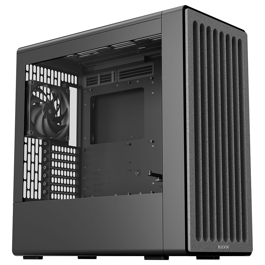 Boîtier PC HAVN BF 360 - Noir 
