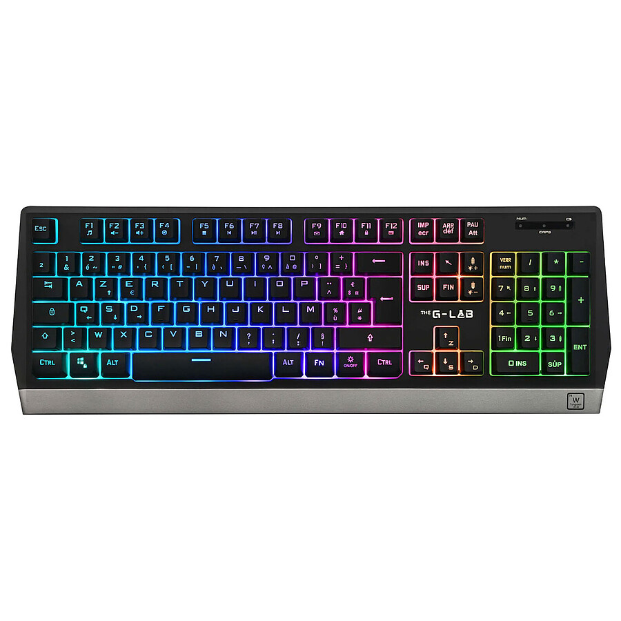 Clavier PC The G-Lab Keyz Tungsten - Noir