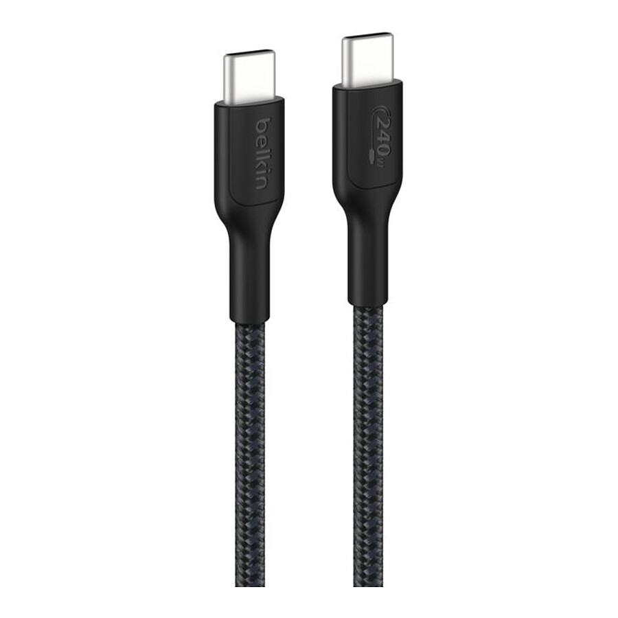 Câble USB Belkin Câble BoostCharge Pro USB-C vers USB-C 240W - Noir - 2 m
