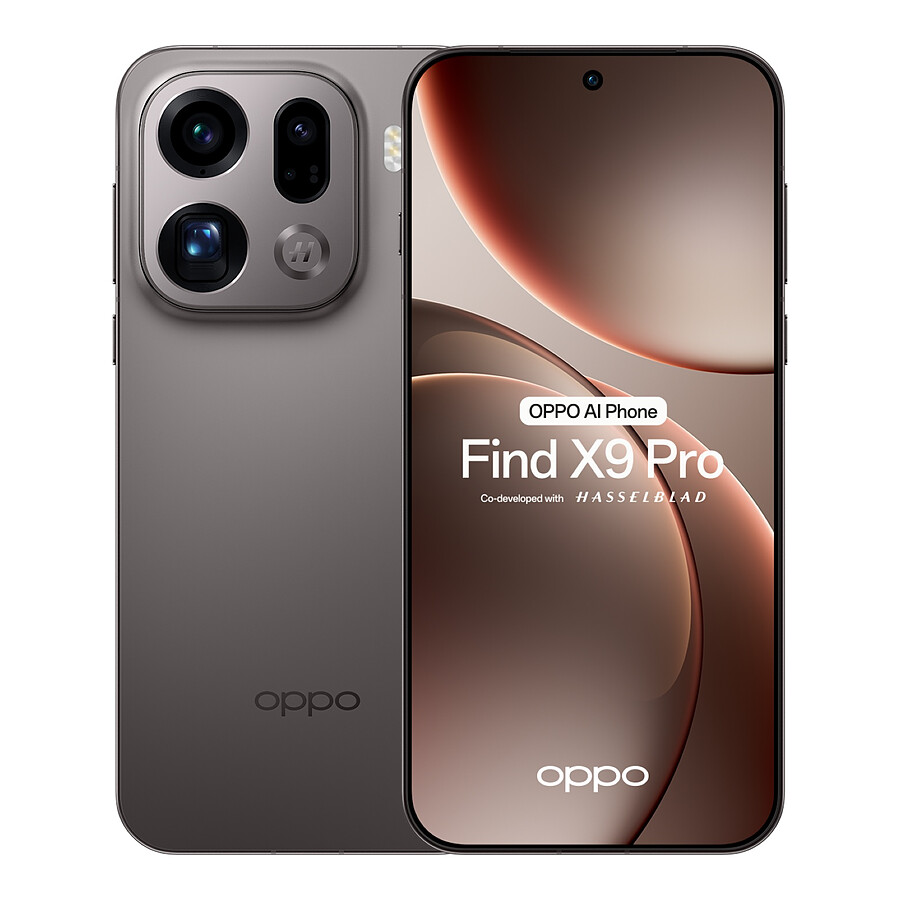 Smartphone OPPO FIND X9 PRO 5G (Charbon Titane) - 512 Go - 12 Go