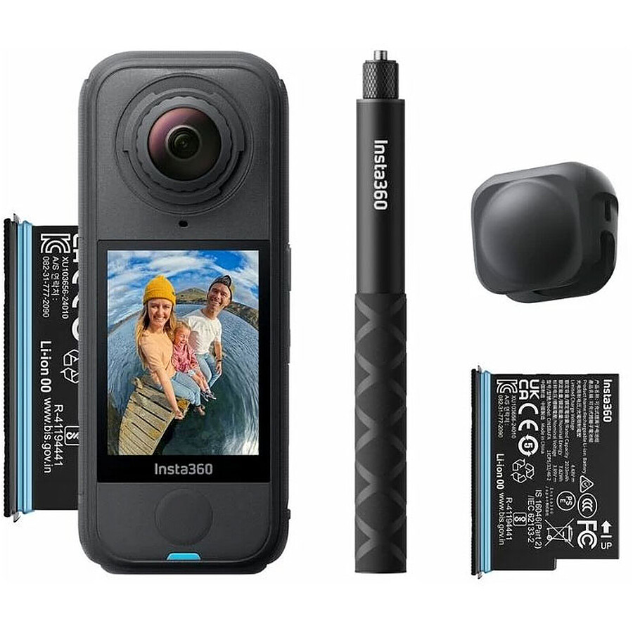 Caméra sport Insta360 X4 Air Starter Bundle - Noir