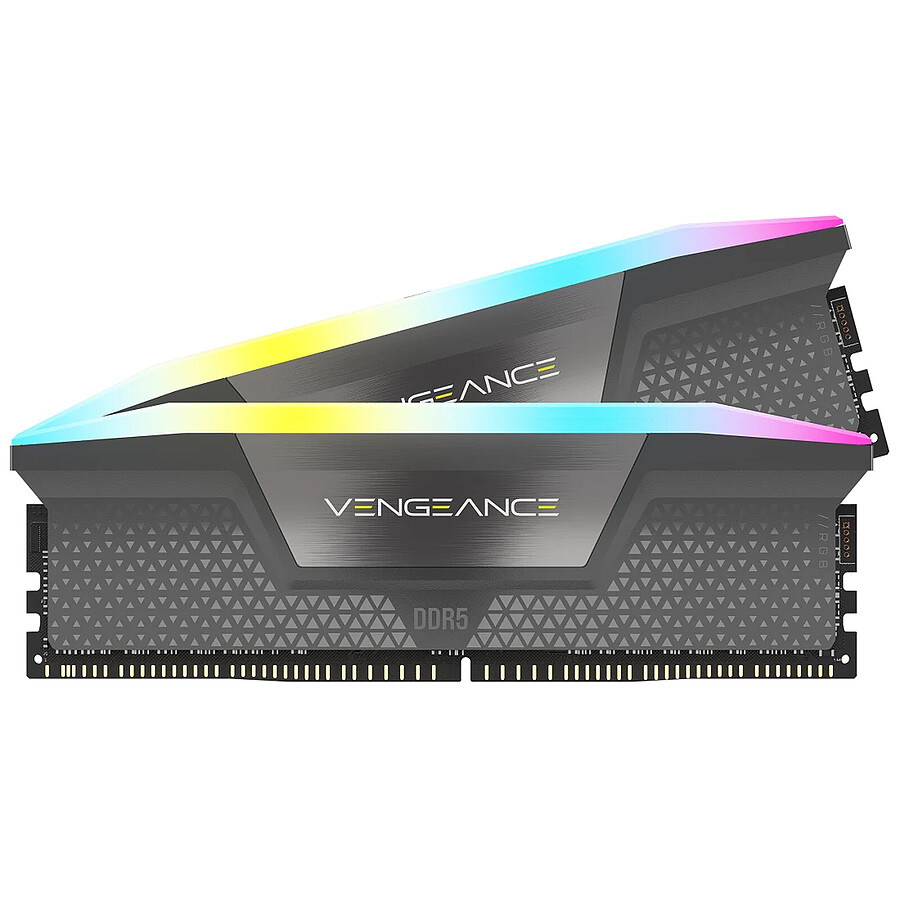 Mémoire Corsair Vengeance RGB DDR5 Series - Kit d'éclairage - Gris