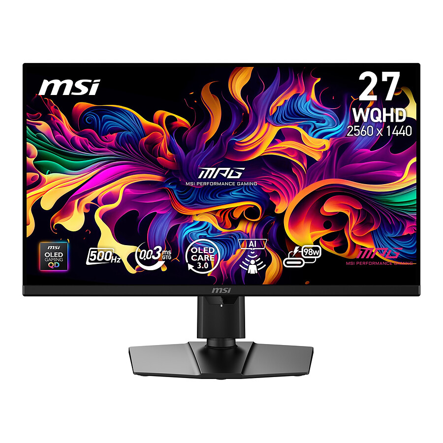 Écran PC MSI MPG 271QR QD-OLED X50