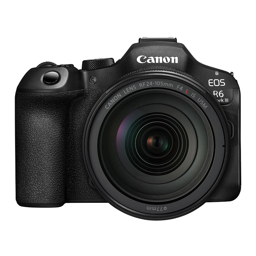 Appareil photo hybride Canon EOS R6 Mark III + Objectif stabilisé RF 24-105 mm f/4 L IS USM