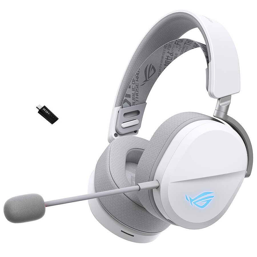 Casque micro Asus ROG Pelta - Blanc