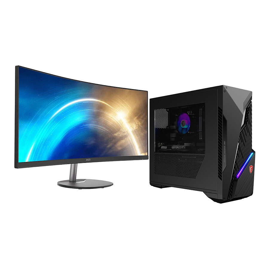 PC de bureau MSI MAG Infinite S3 14NVL5-2860EU - Windows 11 + écran MSI MP341CQ