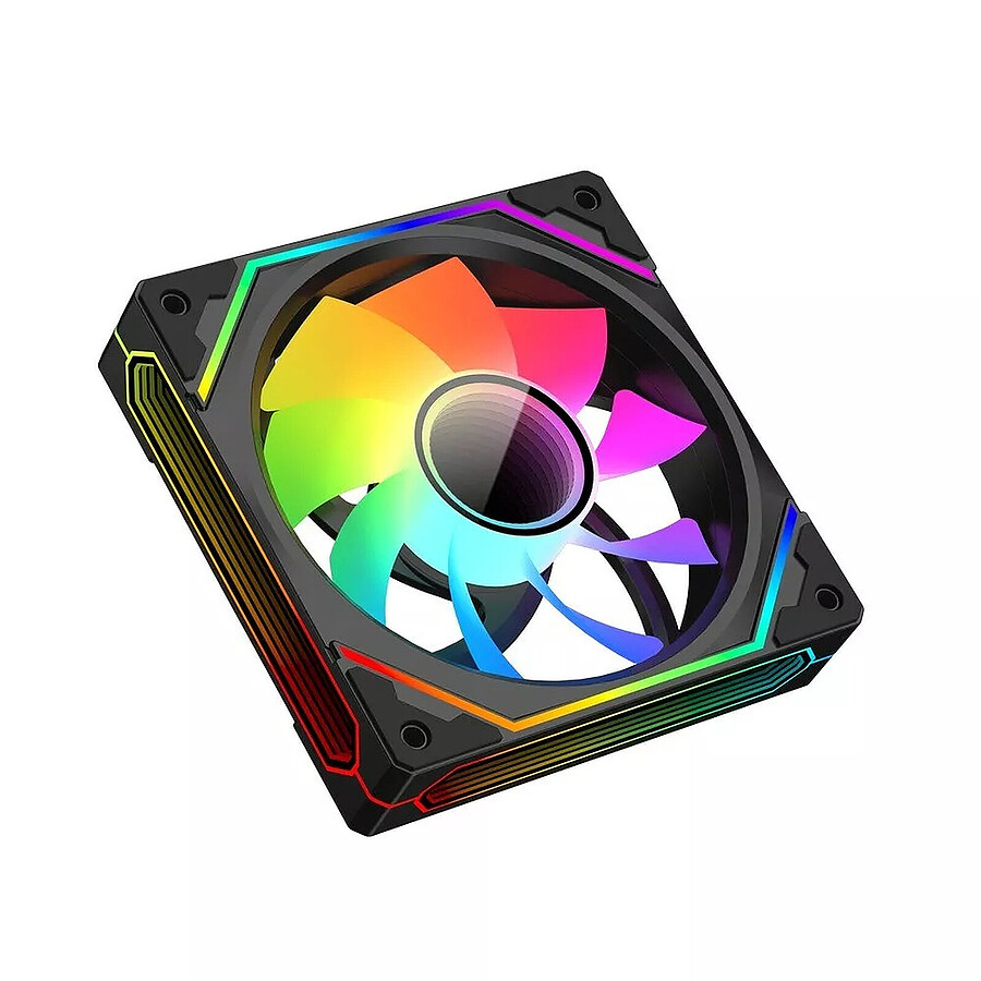 Ventilateur Boîtier Xigmatek Infini Pro 3 Reverse 120 mm - Noir