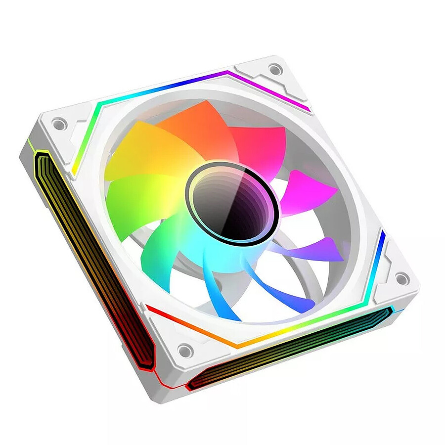 Ventilateur Boîtier Xigmatek Infini Pro 3 Reverse 120 mm - Blanc