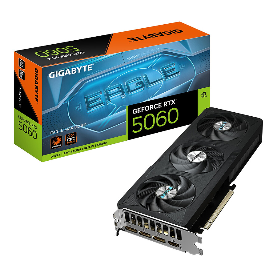 Carte graphique Gigabyte GeForce RTX 5060 EAGLE MAX OC 8G