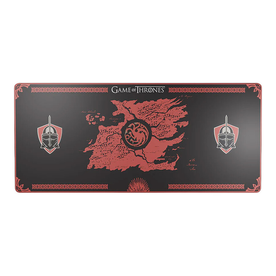 Tapis de souris Lexip X Warner Game of Thrones Mousepad (Targaryen/Noir)