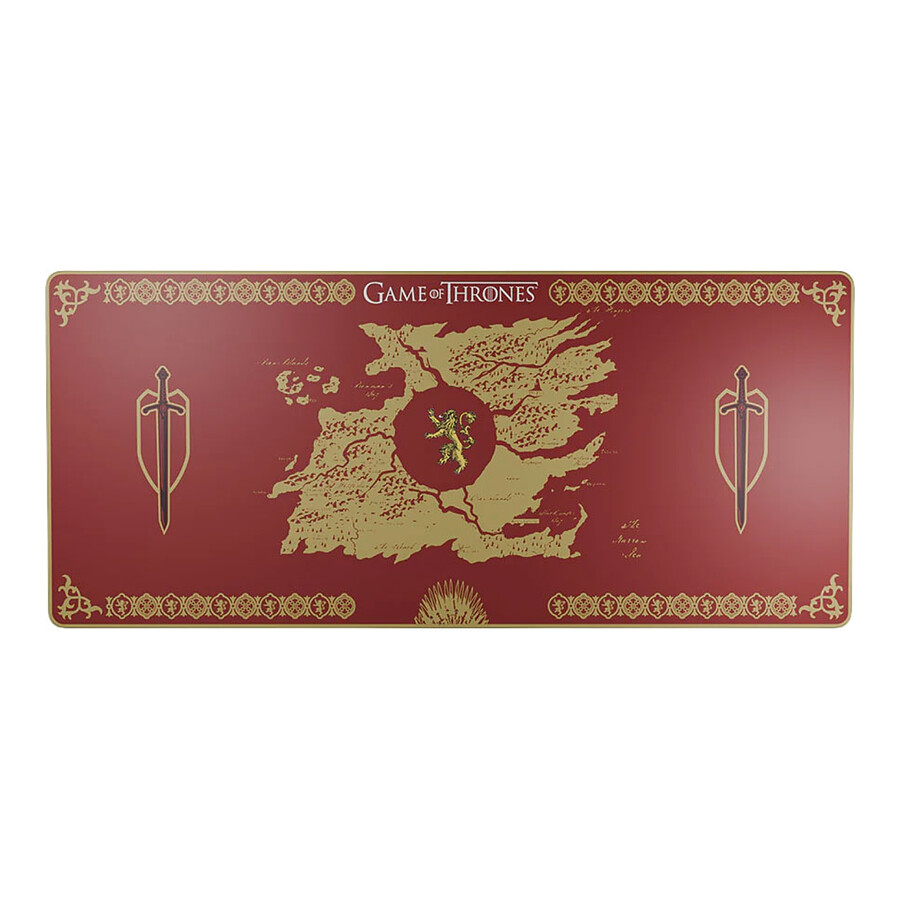 Tapis de souris Lexip X Warner Game of Thrones Mousepad (Lannister/Rouge)
