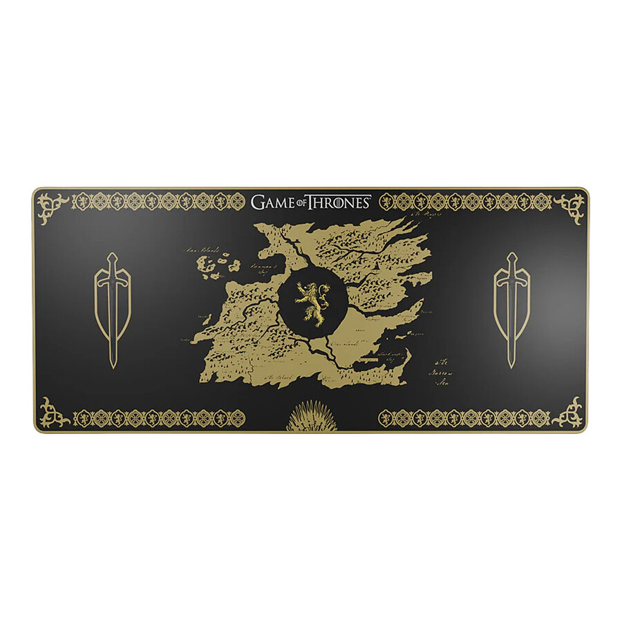 Tapis de souris Lexip X Warner Game of Thrones Mousepad (Lannister/Noir)