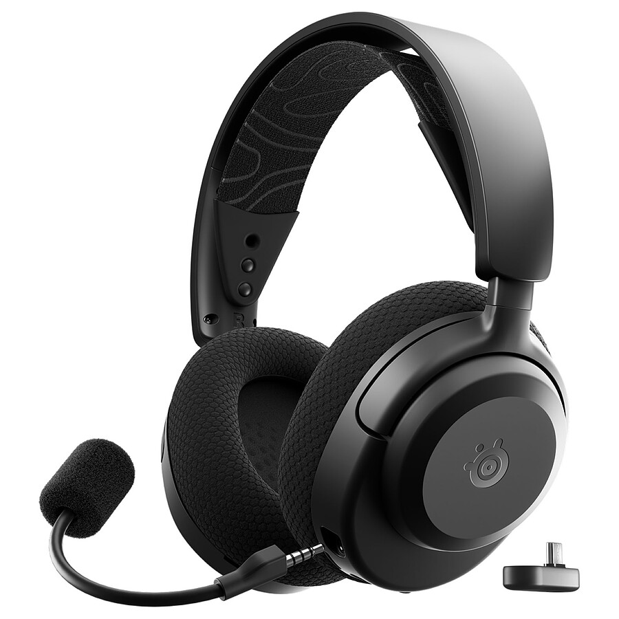 Casque micro SteelSeries Arctis Nova 3P Wireless - Noir