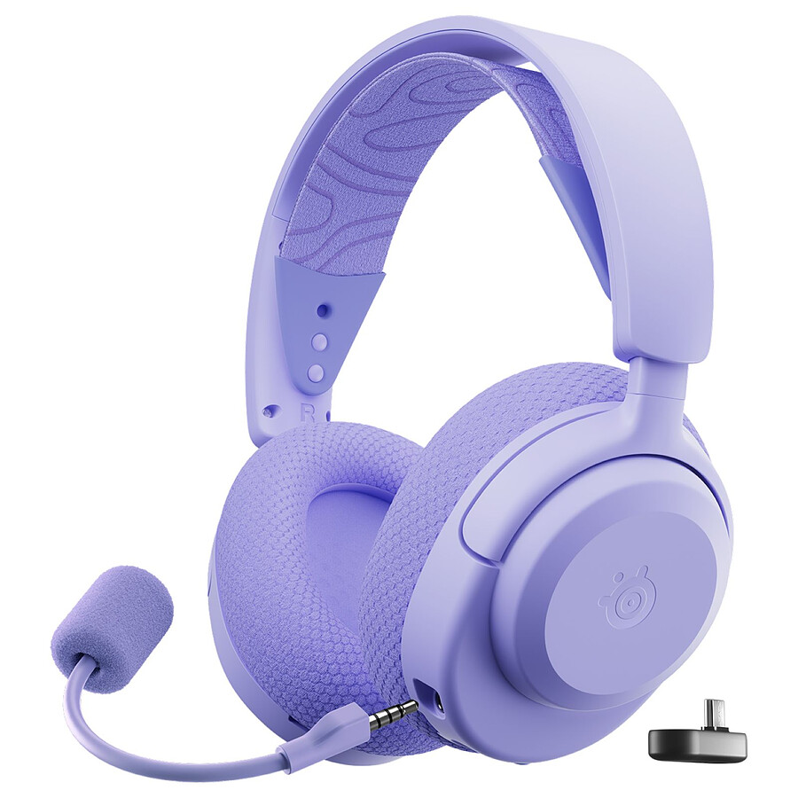 Casque micro SteelSeries Arctis Nova 3X Wireless - Lavande