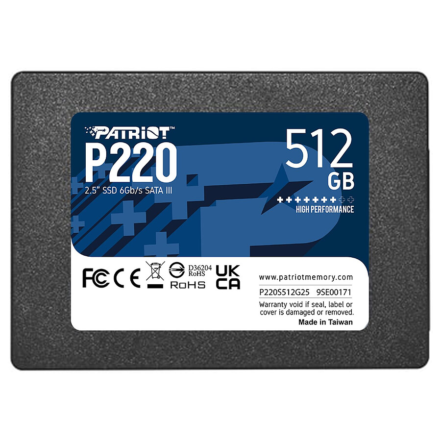 Disque SSD Patriot SSD P220 512 Go 