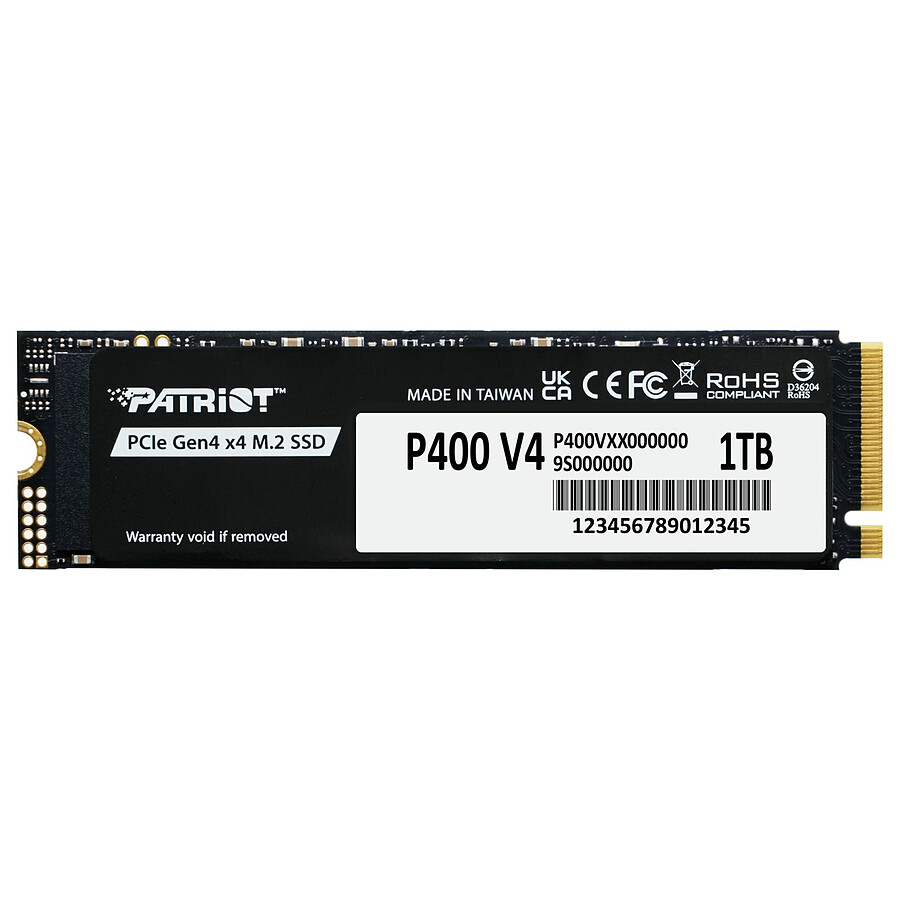 Disque SSD Patriot SSD P400 V4 1 To