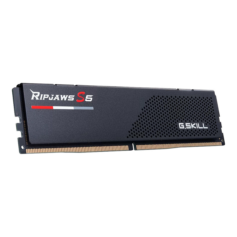 Mémoire G.Skill Ripjaws S5 Black - 1 x 32 Go - DDR5 6000 MHz - CL36 (Version Bulk)