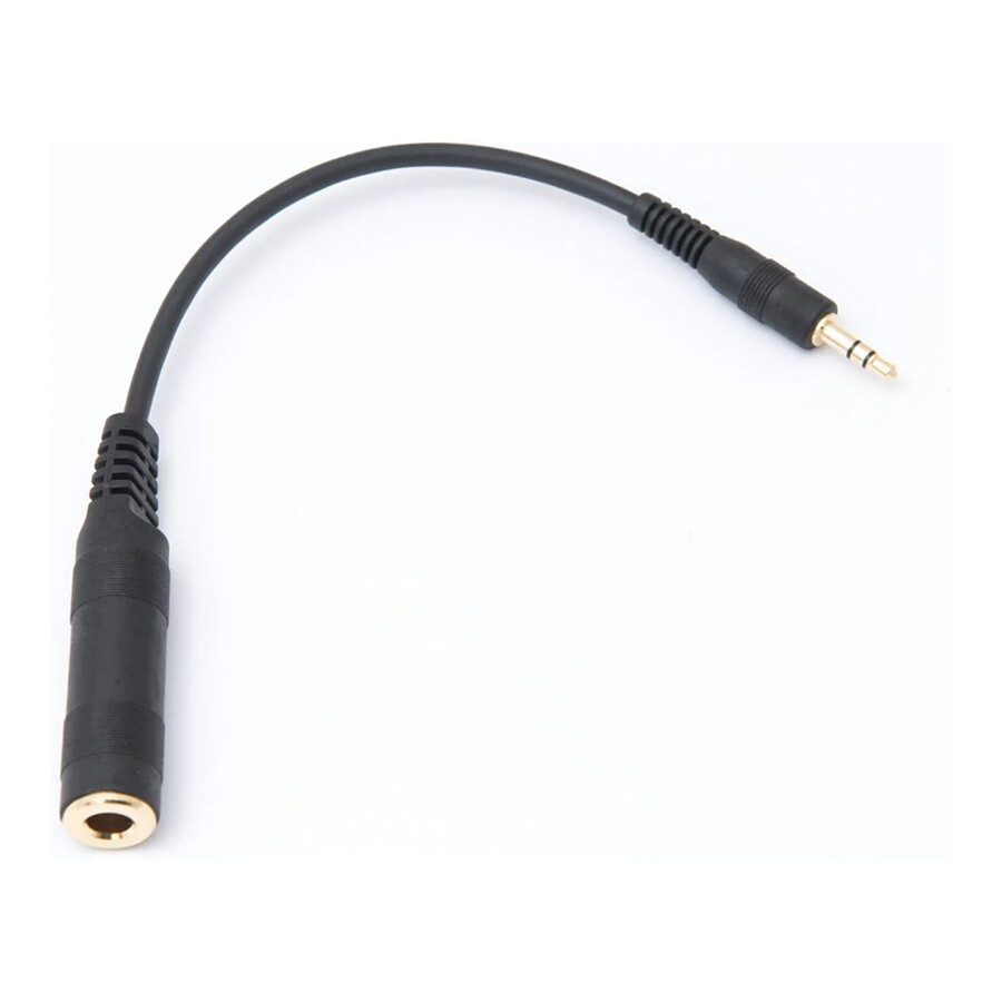 Câble Jack Sennheiser Adaptateur audio Jack 6.35 mm femelle vers 3.5 mm mâle