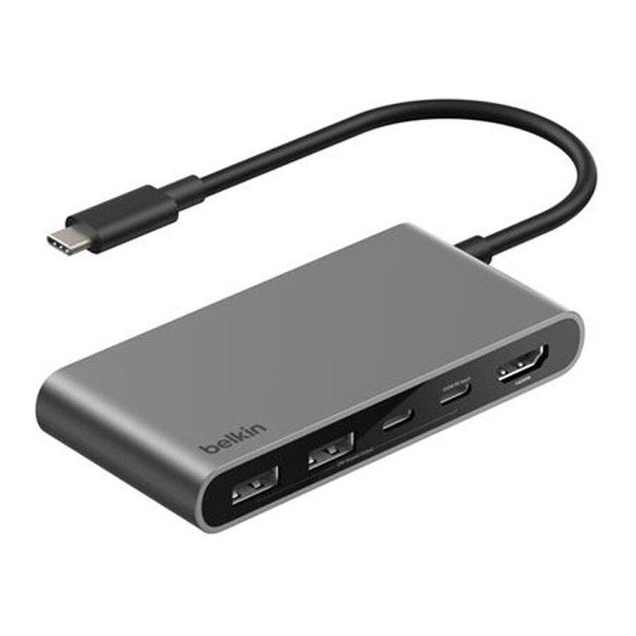 Hub USB Belkin Connect Hub USB-C - Argent