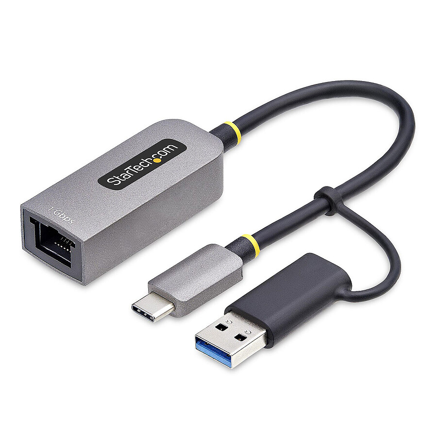 Adaptateur USB StarTech.com Adaptateur USB-C/USB-A vers Ethernet
