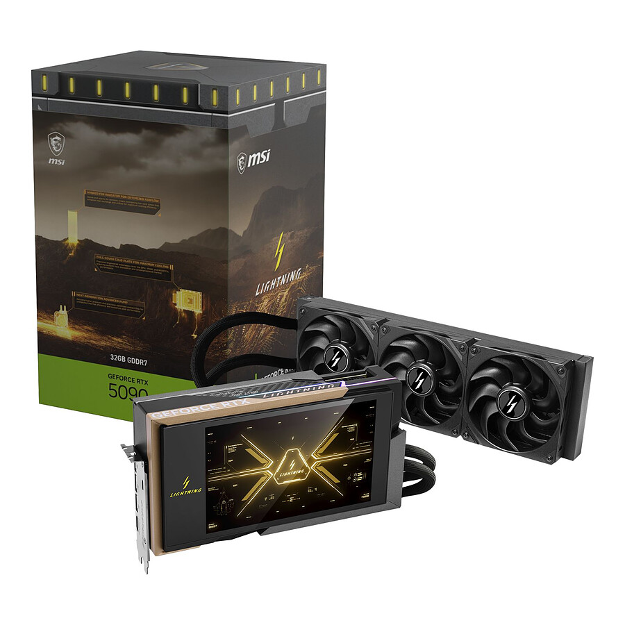 Carte graphique MSI GeForce RTX 5090 32G LIGHTNING Z