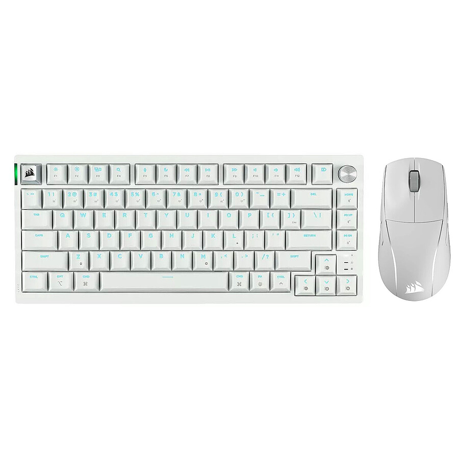 Clavier souris bureautique Corsair Wireless Combo Apple Edition