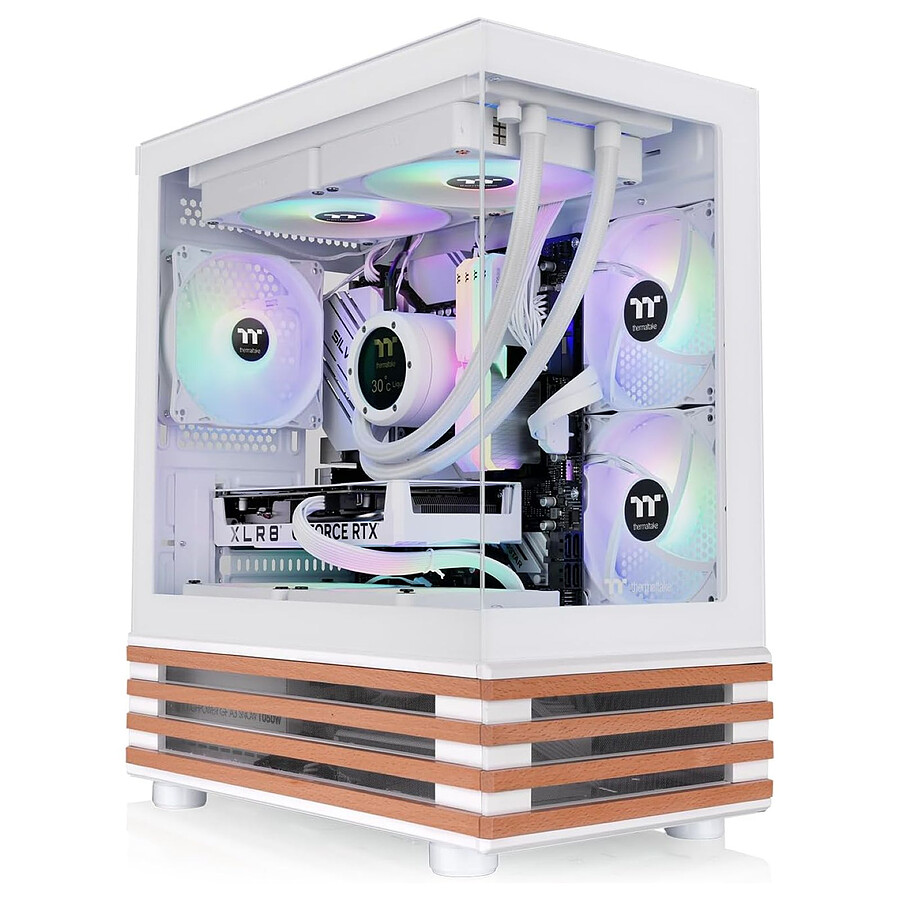 Boîtier PC Thermaltake View 170 WS ARGB - Blanc