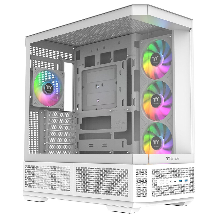 Boîtier PC Thermaltake View 370 TG ARGB  - Blanc