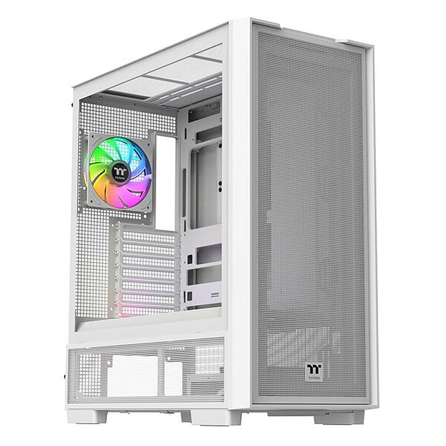 Boîtier PC Thermaltake S380 TG ARGB - Blanc