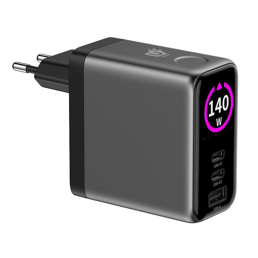 Chargeur INOVU Chargeur Secteur USB-C 140W GaN avec écran