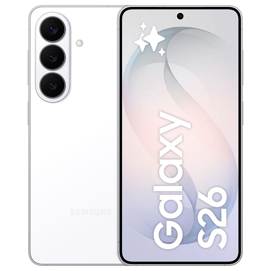 Smartphone Samsung Galaxy S26 5G (Blanc) - 256 Go 