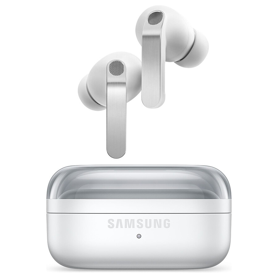 Casque Audio Samsung Galaxy Buds4 Pro Blanc - Écouteurs sans fil 
