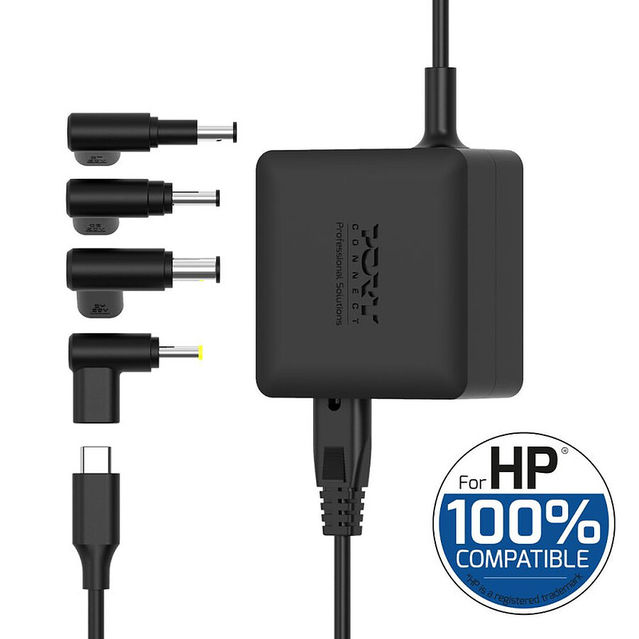 Chargeur PC portable PORT Connect HP Power Supply GaN2 USB Type C (65W)