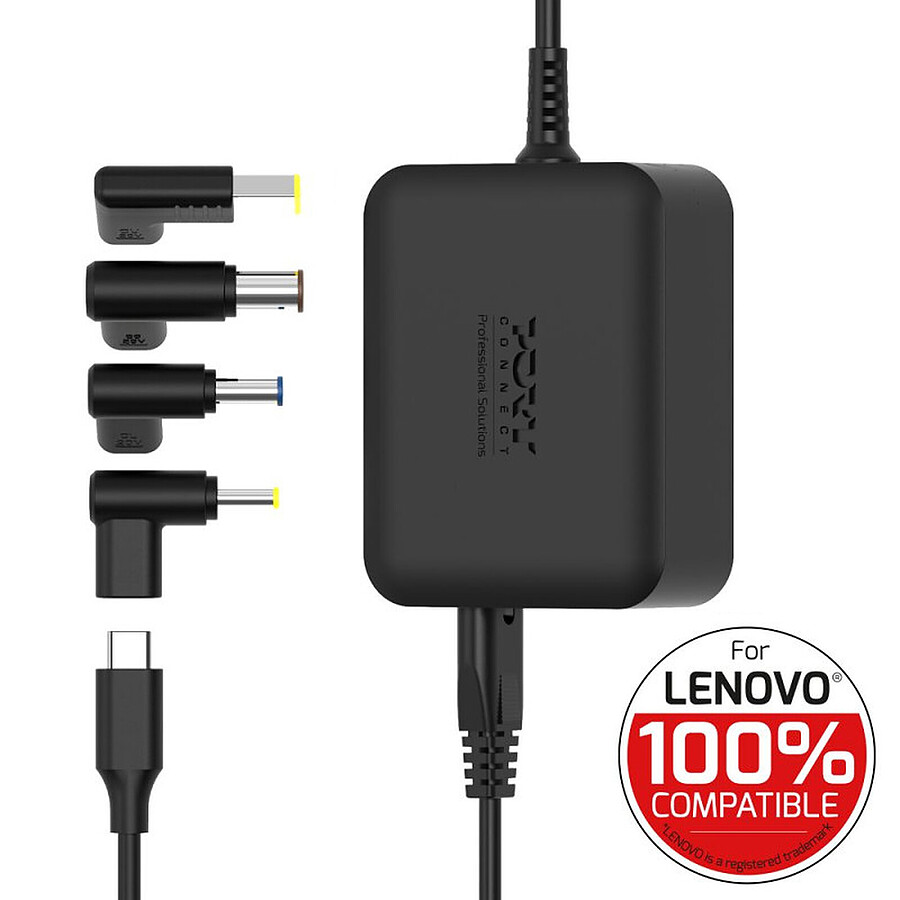 Chargeur PC portable PORT Connect Lenovo Power Supply GaN2 USB Type C (100W)