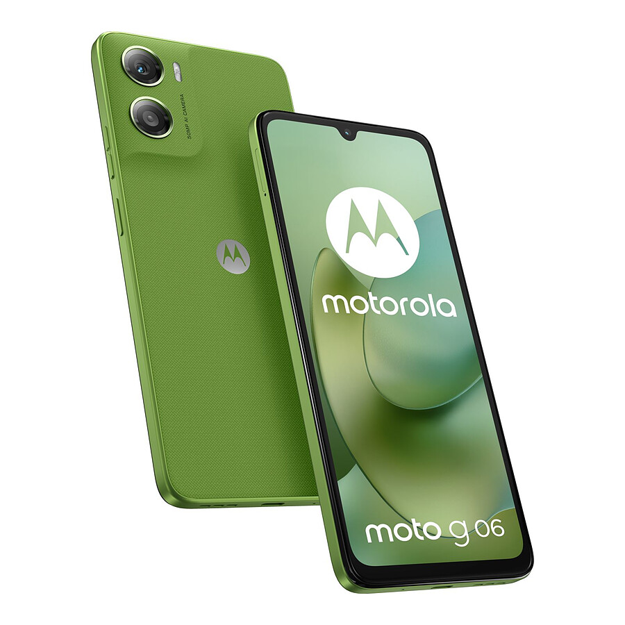 Smartphone Motorola Moto G06 Vert - 128 Go