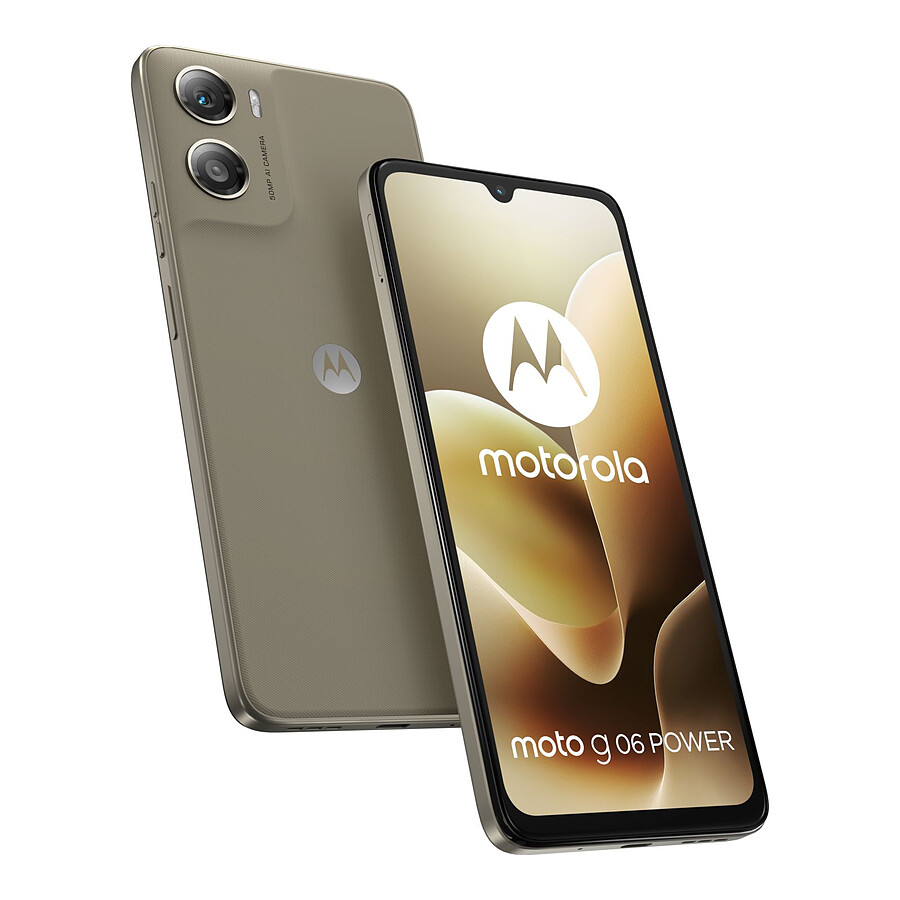 Smartphone Motorola Moto G06 Power Kaki - 256 Go