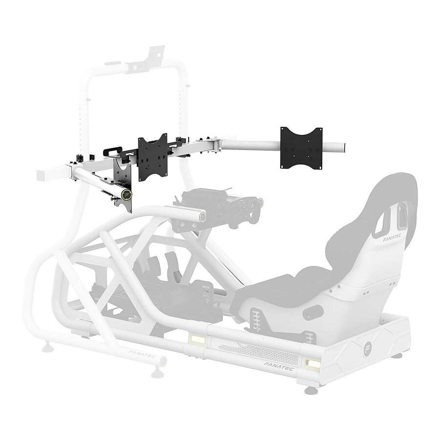 Support d'écran simracing Fanatec GT Cockpit Triple Monitor Expansion Kit - Blanc